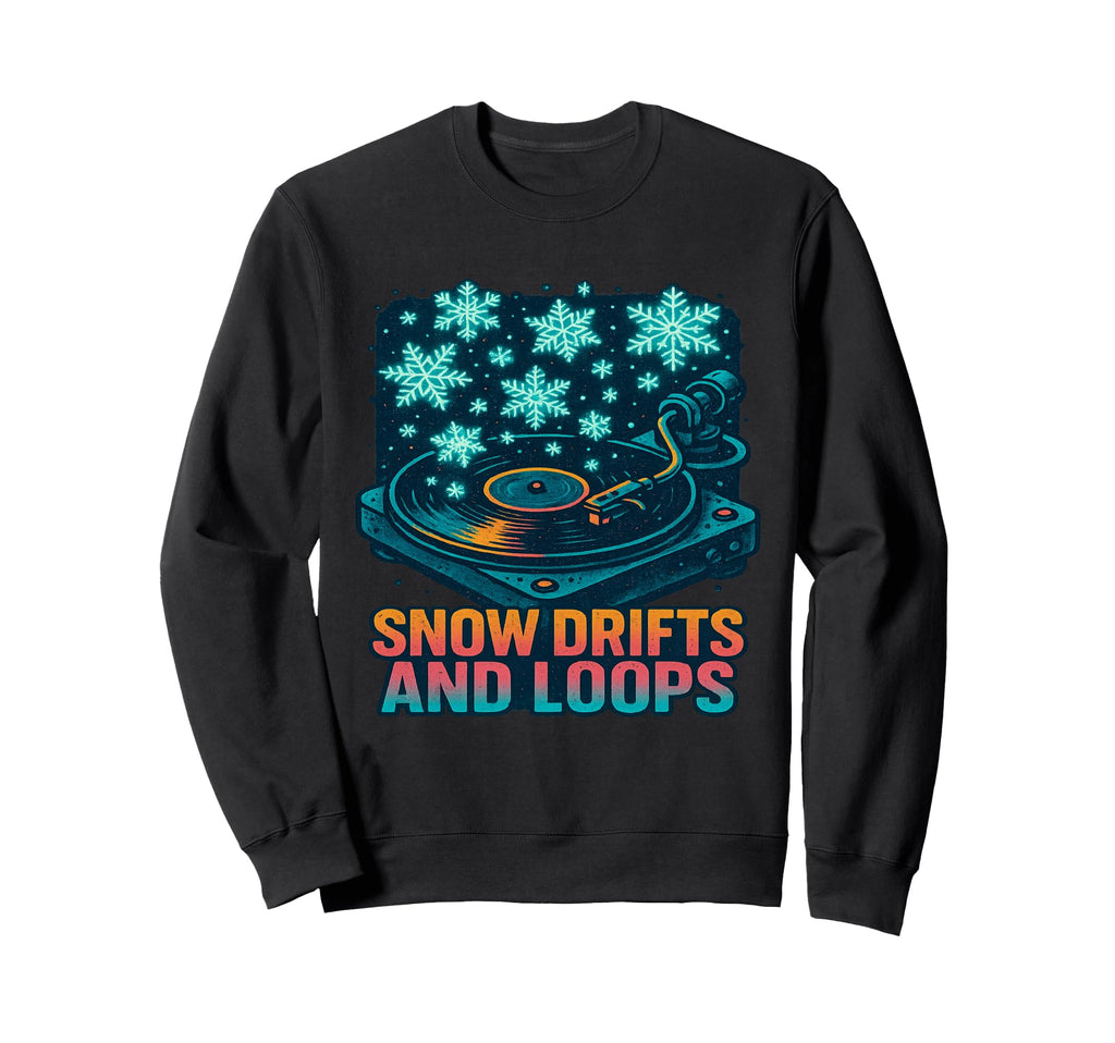 Snow Drifts And Loops Winter Sweatshirt - Fun Novelty Design for Adults - T-Shirt, Sweatshirt, Hoodie