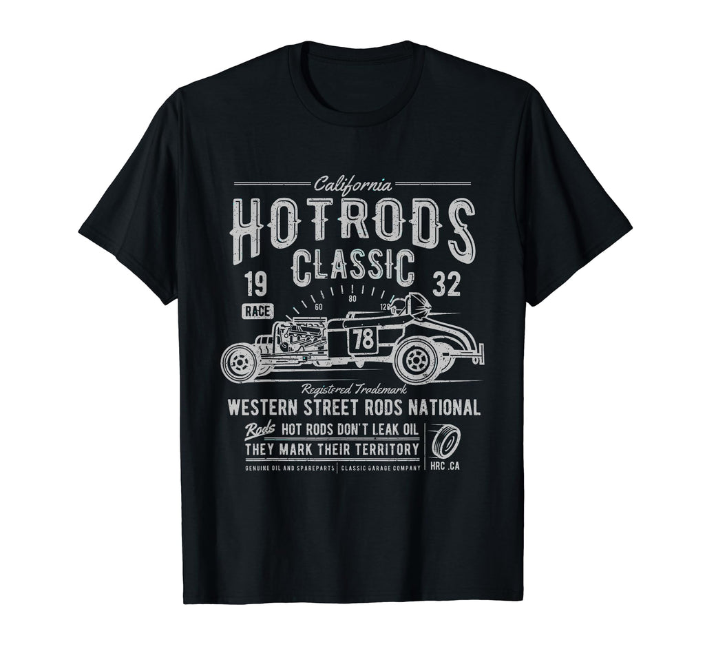 Hotrod Car T-Shirt - Novelty Apparel Unisex - T-Shirt, Sweatshirt, Hoodie
