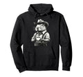 Capybara Coffee Western Rodent Cowboy Funny Hoodie - Trendy Graphic Unisex - T-Shirt, Sweatshirt, Hoodie