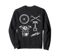 Motorcycle Garage Motorcycle Parts Sweatshirt - Custom Art Print Unisex - T-Shirt, Sweatshirt, Hoodie