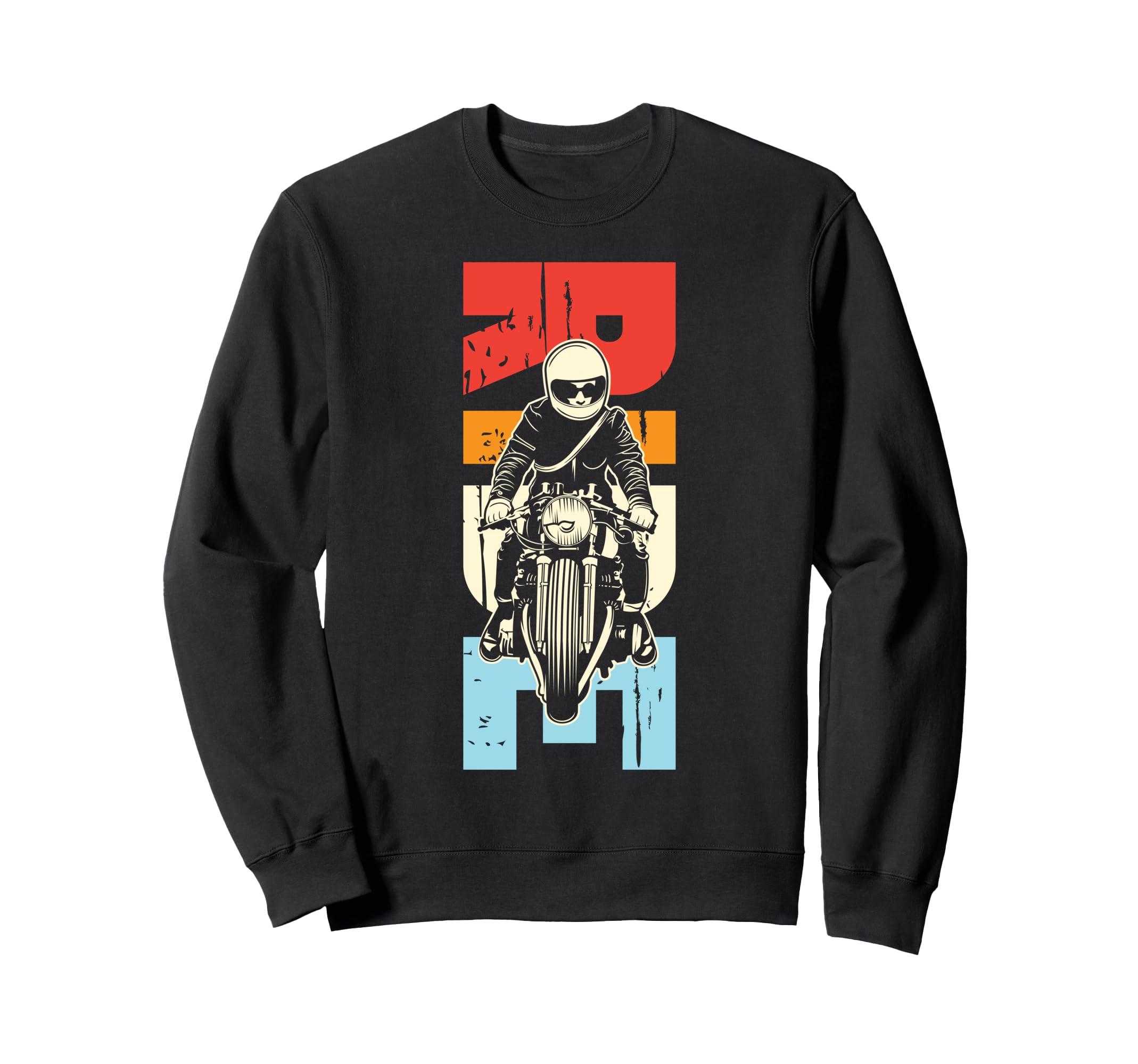 Motorcycle Biker Ride Sweatshirt - Streetwear Style Men Women - T-Shirt, Sweatshirt, Hoodie