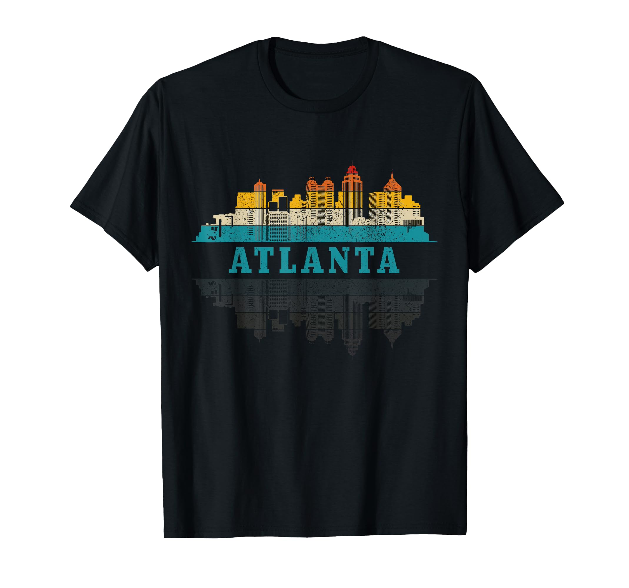 Atlanta Skyline Georgia Atl Pride T-Shirt - Unique Graphic for Adults - T-Shirt, Sweatshirt, Hoodie
