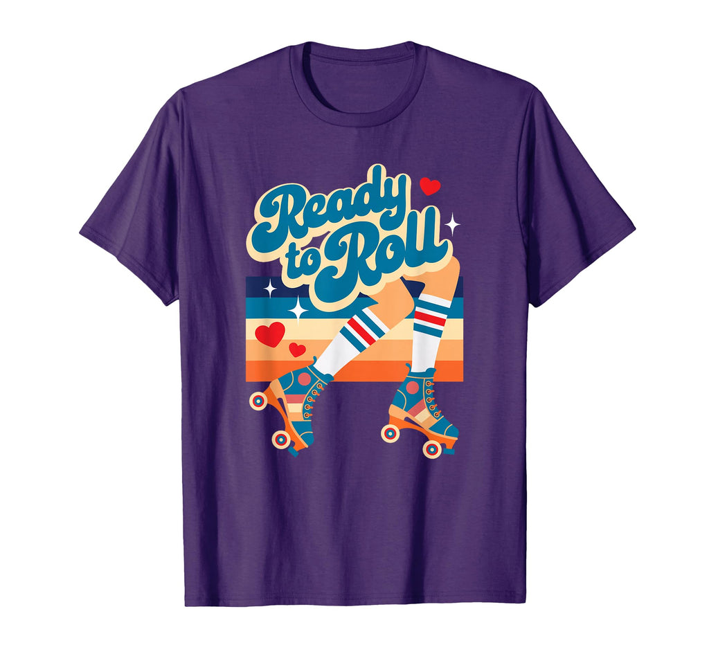 Ready To Roll Roller Skate T-Shirt - Aesthetic Graphic Men Women - T-Shirt, Sweatshirt, Hoodie