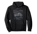 Motorcycle Enthusiast Rustic Effect Hoodie - Novelty Apparel Men Women - T-Shirt, Sweatshirt, Hoodie