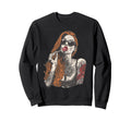 Red Hair Rockabilly Pin Up Sweatshirt - Fun Novelty Design for Adults - T-Shirt, Sweatshirt, Hoodie