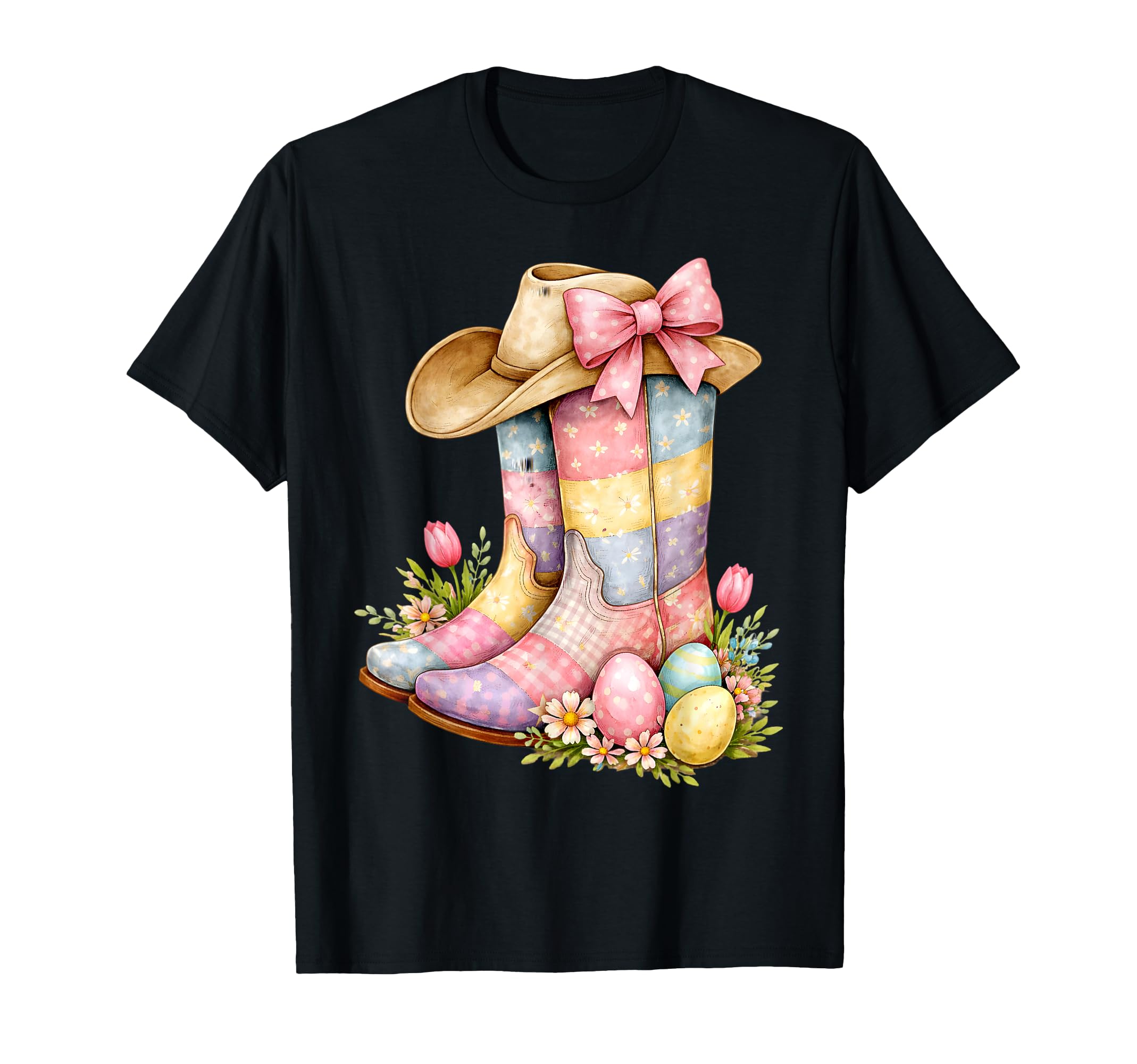 Western Cowboy Boots Cowgirl Happy T-Shirt - Streetwear Style Unisex - T-Shirt, Sweatshirt, Hoodie