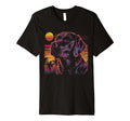 Labrador Retriever Dog Vaporwave T-Shirt - Novelty Apparel Men Women - T-Shirt, Sweatshirt, Hoodie