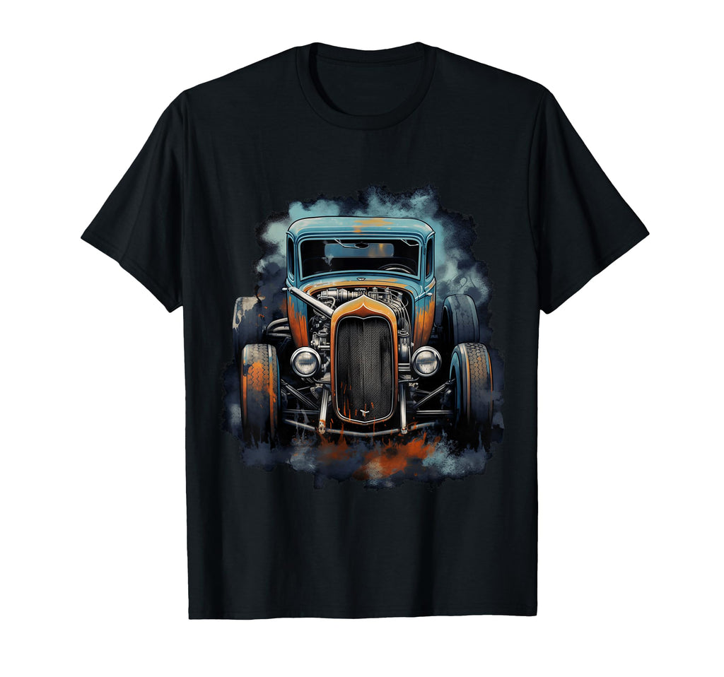 Rust Bucket Hot Rod Rat Rod Car T-Shirt - Fun Novelty Design Men Women - T-Shirt, Sweatshirt, Hoodie