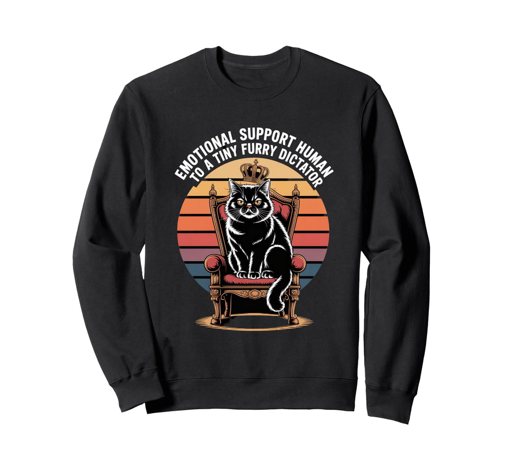 Emotional Support Human To Tiny Sweatshirt - Streetwear Style for Adults - T-Shirt, Sweatshirt, Hoodie