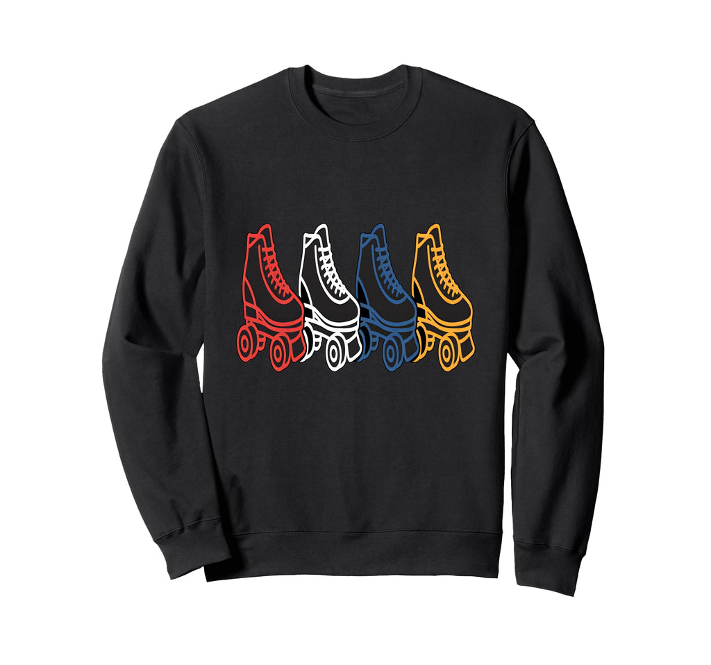 Roller Skates Color Line Art Sweatshirt - Novelty Apparel Unisex - T-Shirt, Sweatshirt, Hoodie