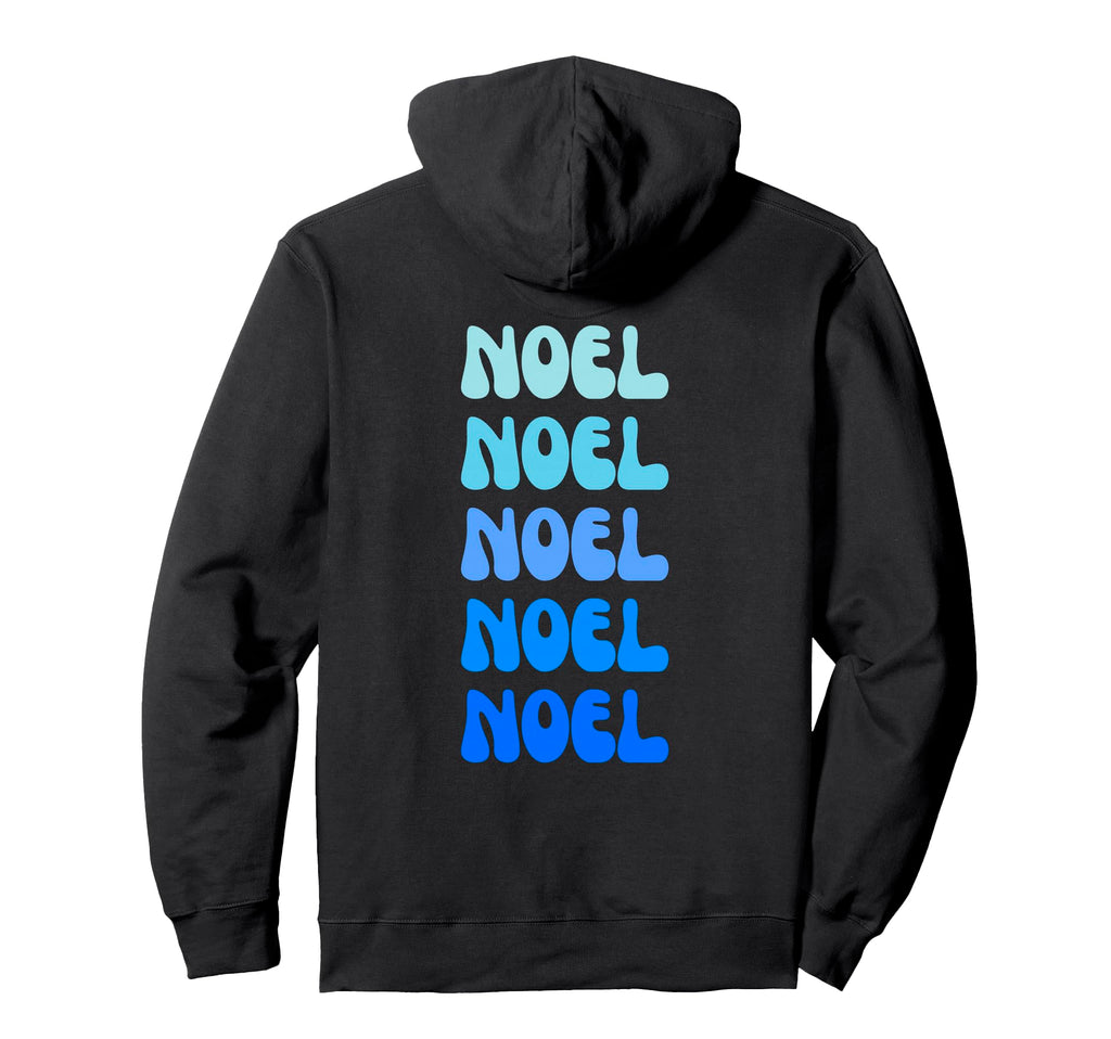 Noel Name Stack Hoodie - Fun Novelty Design for Adults - T-Shirt, Sweatshirt, Hoodie