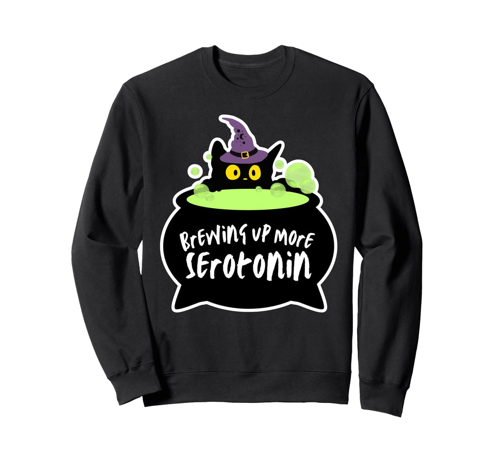 Brewing Up More Dopamine Halloween Sweatshirt - Unique Graphic Men Women - T-Shirt, Sweatshirt, Hoodie