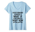 Overthinking Overthinker Funny Sarcasm T-Shirt - Minimalist Print Unisex - T-Shirt, Sweatshirt, Hoodie