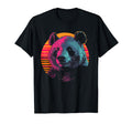Panda Vaporwave Aesthetic Synthwave T-Shirt - Custom Art Print Men Women - T-Shirt, Sweatshirt, Hoodie
