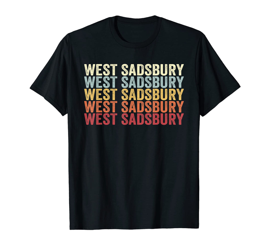 West Sadsbury Pennsylvania West T-Shirt - Fun Novelty Design for Adults - T-Shirt, Sweatshirt, Hoodie