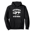Obs 4X4 Truck Easily Distracted Square Body Hoodie - Trendy Graphic Unisex - T-Shirt, Sweatshirt, Hoodie