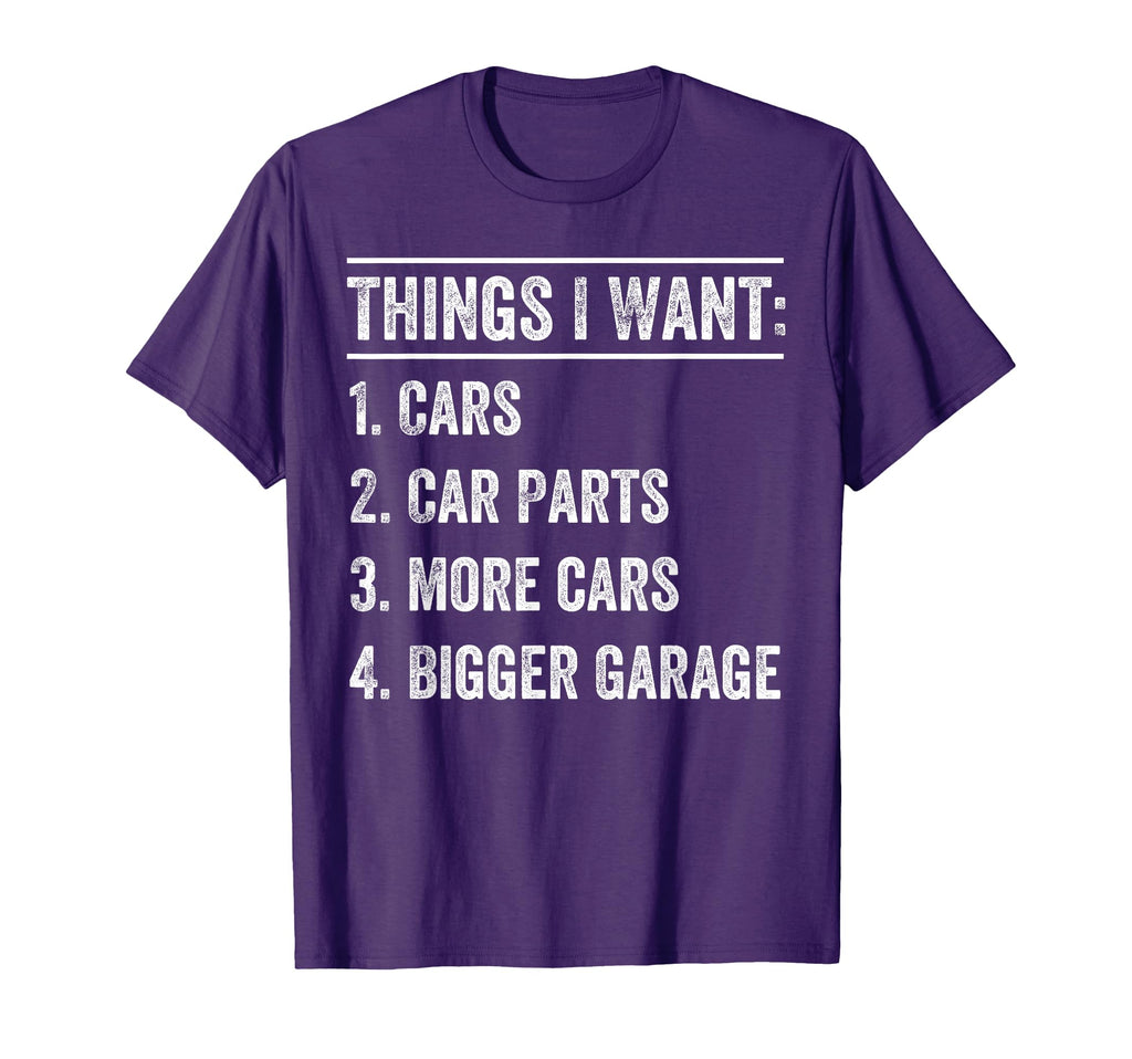 Things I Want Car Parts Enthusiast Auto T-Shirt - Graphic Print Men Women - T-Shirt, Sweatshirt, Hoodie