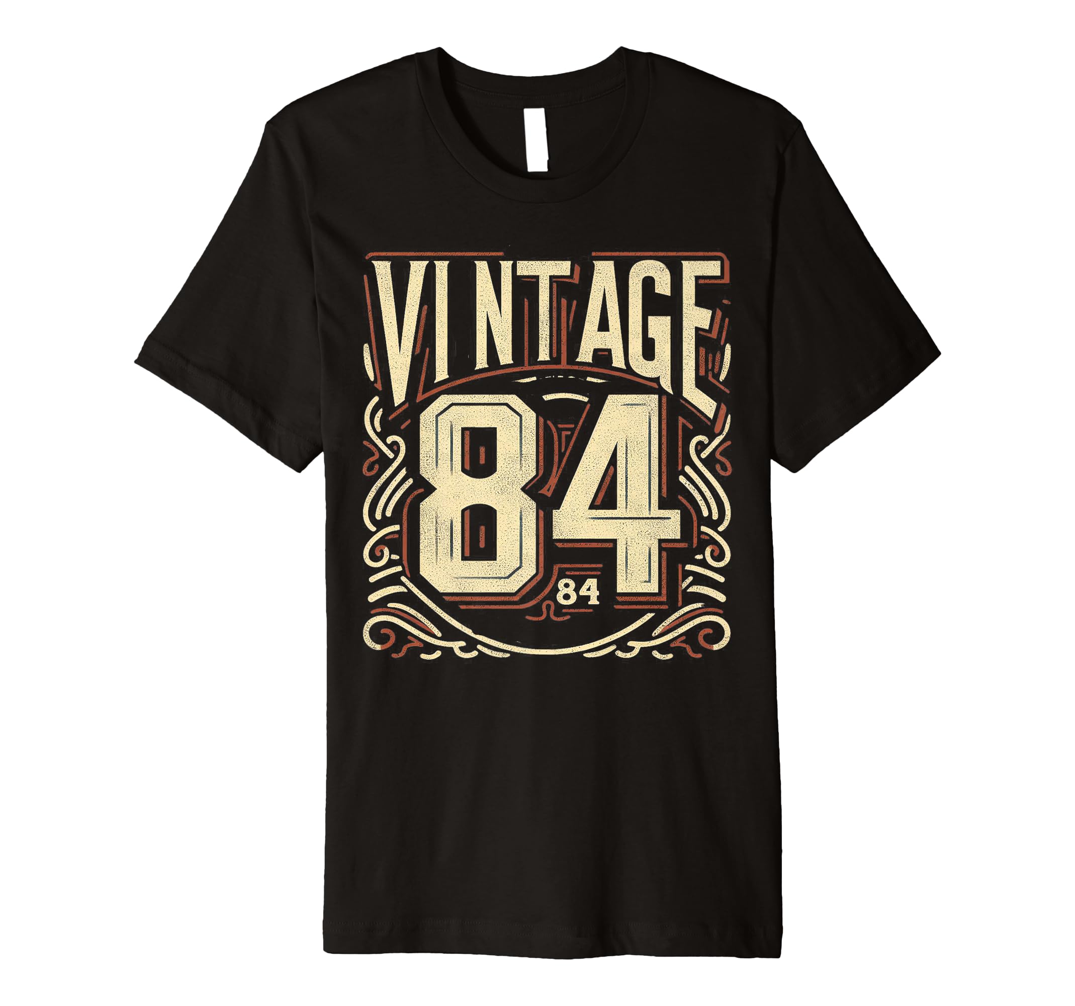 1984 Birthday 84 Born 1984 Typography T-Shirt - Graphic Print for Adults - T-Shirt, Sweatshirt, Hoodie