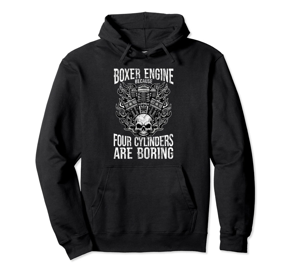 Boxer Engine Motorcycle Driver Series R Hoodie - Custom Art Print Unisex - T-Shirt, Sweatshirt, Hoodie