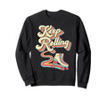 Roller Skating Skate 1970S Sweatshirt - Aesthetic Graphic Men Women - T-Shirt, Sweatshirt, Hoodie