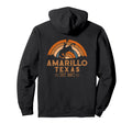 Amarillo Texas Tx Wild West Cowboy Hoodie - Minimalist Print Unisex - T-Shirt, Sweatshirt, Hoodie
