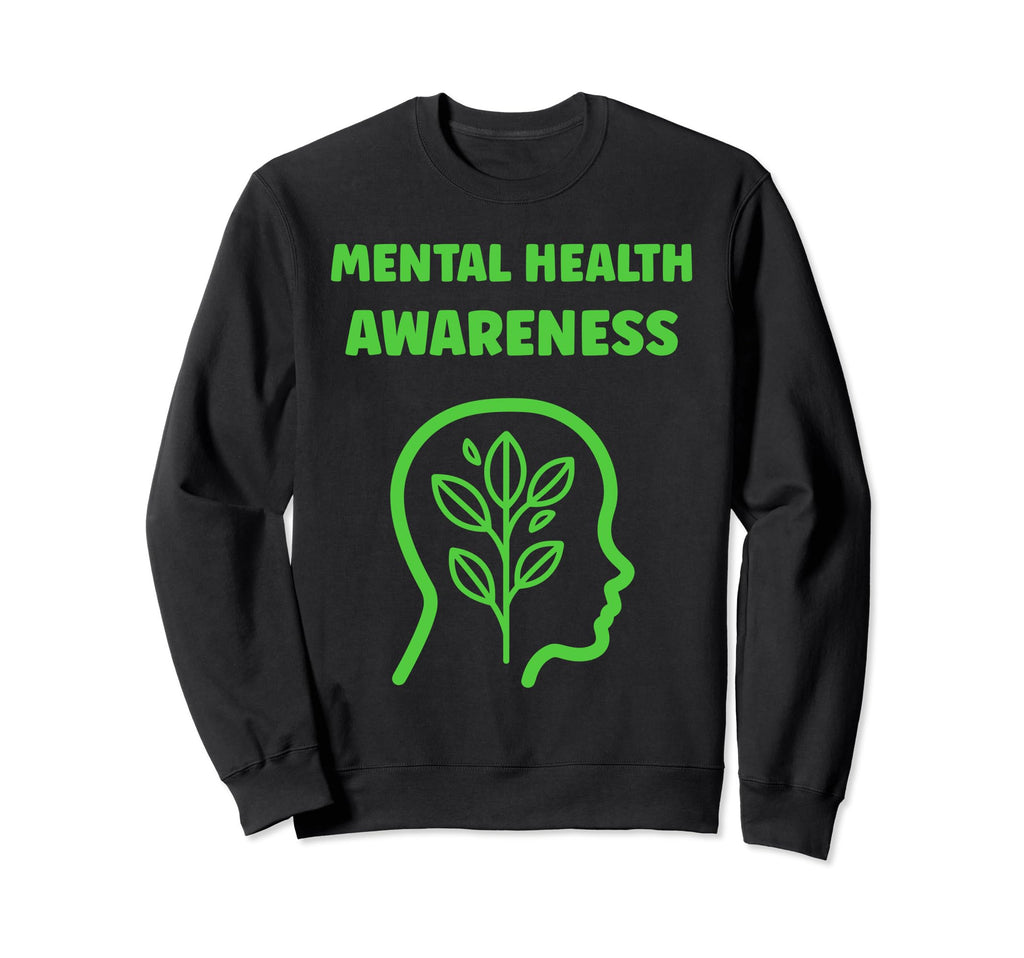 Simple Support Brain Illness Mental Sweatshirt - Trendy Graphic for Adults - T-Shirt, Sweatshirt, Hoodie