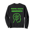 Simple Support Brain Illness Mental Sweatshirt - Trendy Graphic for Adults - T-Shirt, Sweatshirt, Hoodie