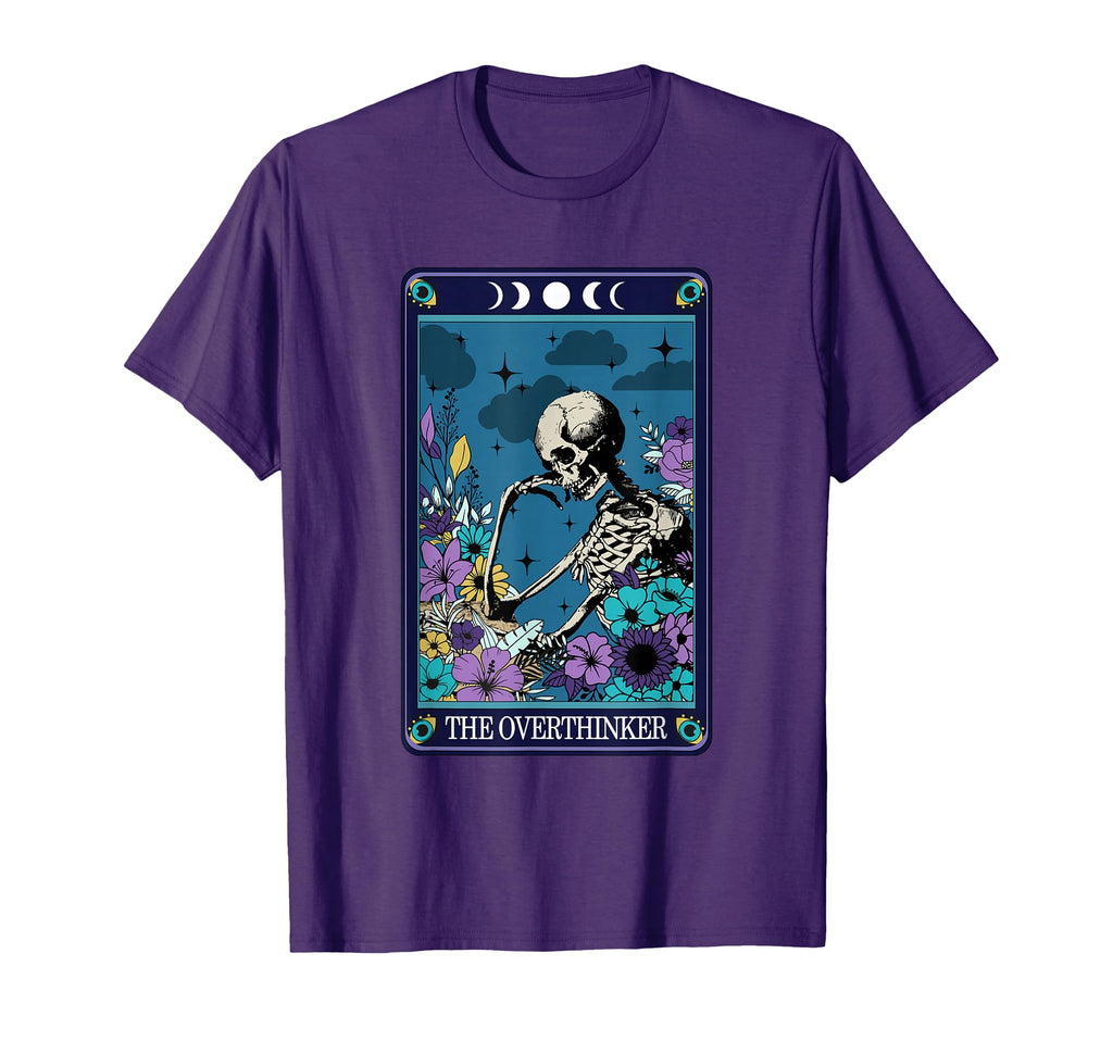 Funny Overthinker Tarot Card T-Shirt - Streetwear Style for Adults - T-Shirt, Sweatshirt, Hoodie