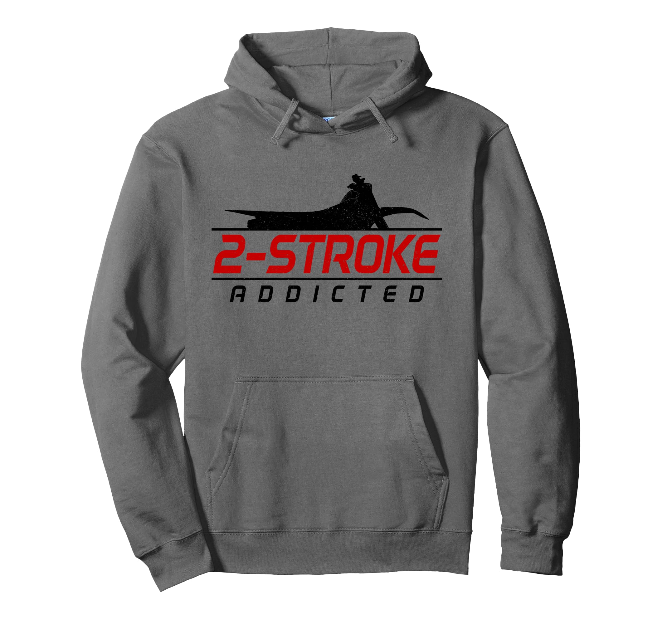 Motocross 2 Stroke Addict Biker Hoodie - Unique Graphic for Adults - T-Shirt, Sweatshirt, Hoodie