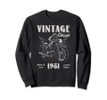 1981 Birthday Motorcycle Sweatshirt - Fun Novelty Design for Adults - T-Shirt, Sweatshirt, Hoodie