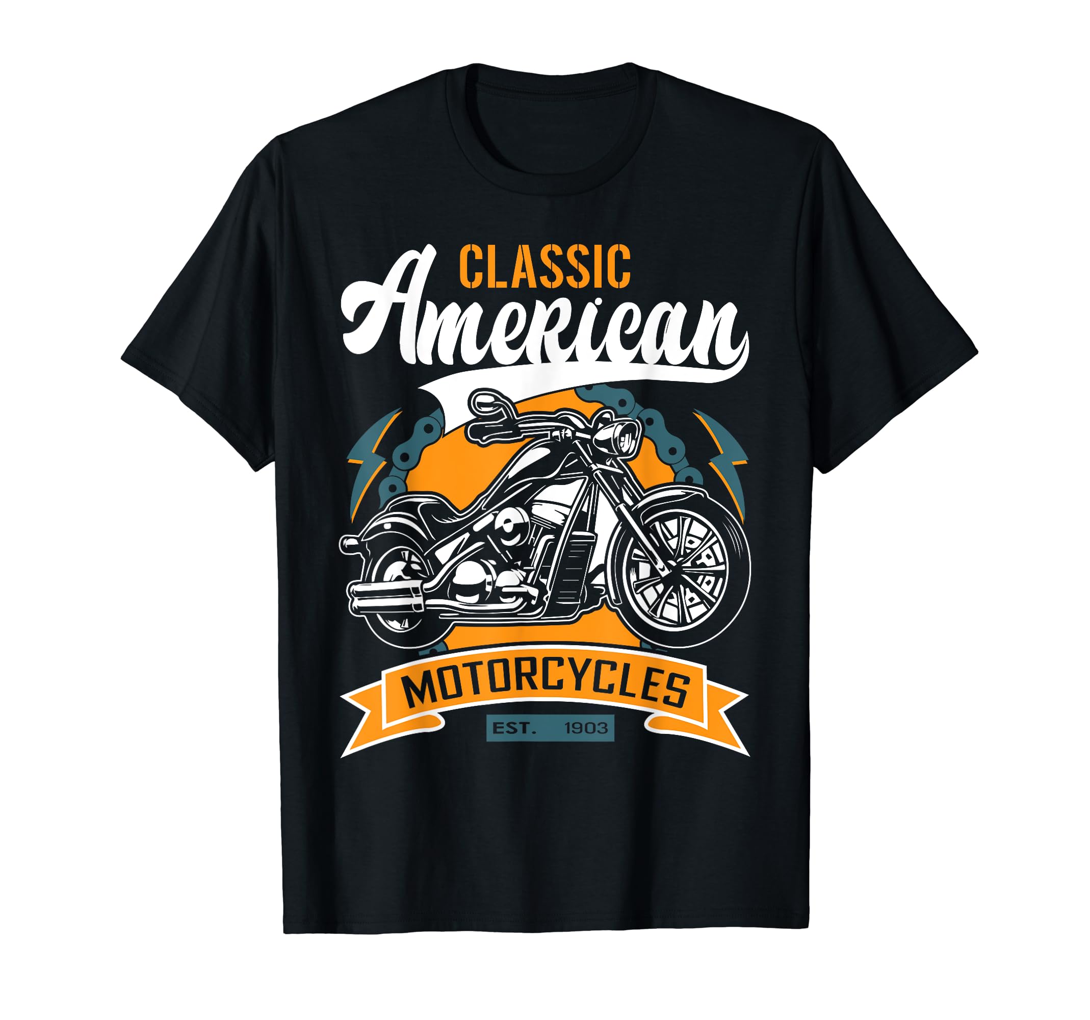 American Motorcycles T-Shirt - Custom Art Print for Adults - T-Shirt, Sweatshirt, Hoodie