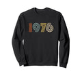 1976 Birth Year Milestone Birthday Sweatshirt - Minimalist Print Unisex - T-Shirt, Sweatshirt, Hoodie