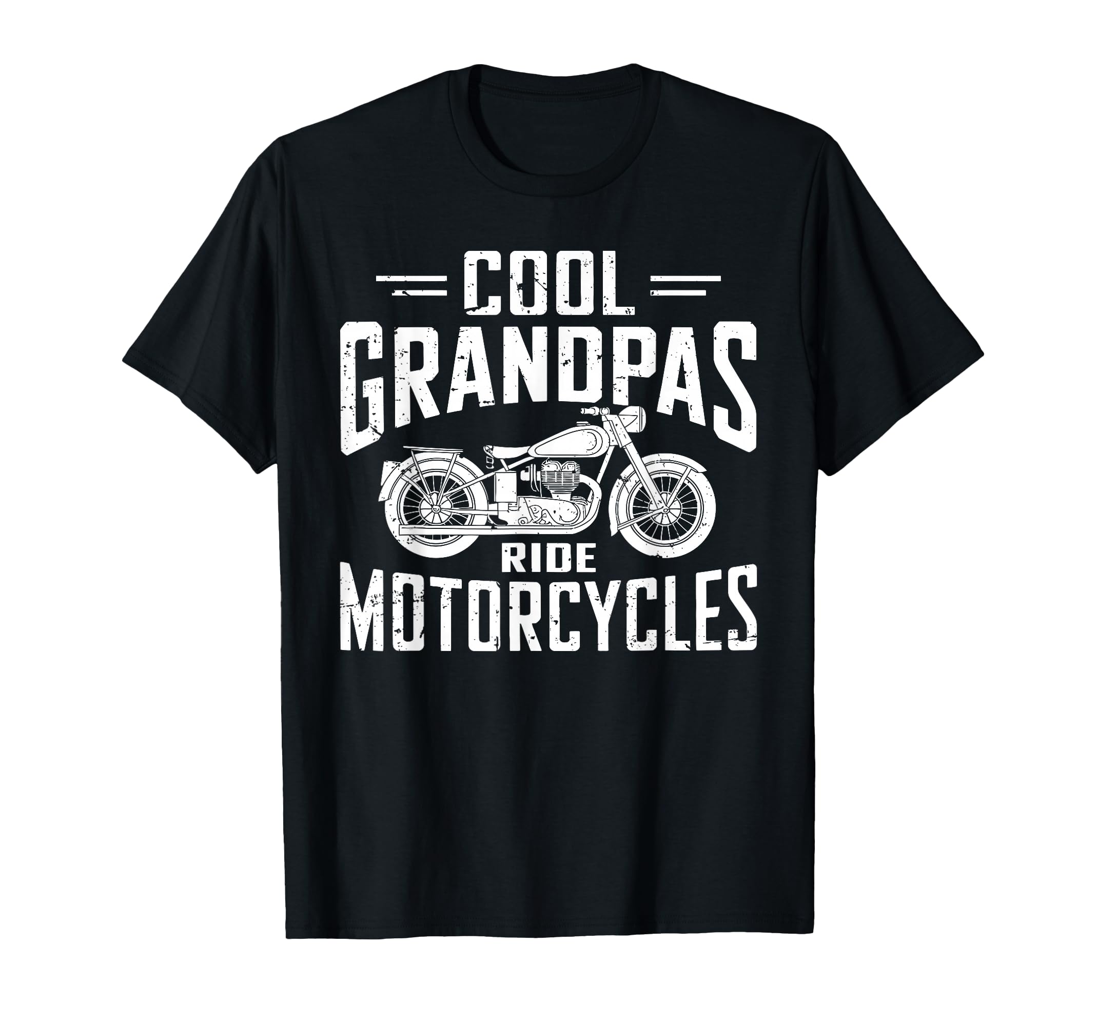 Grandpas Ride Motorcycles Funny T-Shirt - Aesthetic Graphic for Adults - T-Shirt, Sweatshirt, Hoodie
