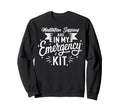 Meditation Emergency Kit Sweatshirt - Novelty Apparel Men Women - T-Shirt, Sweatshirt, Hoodie