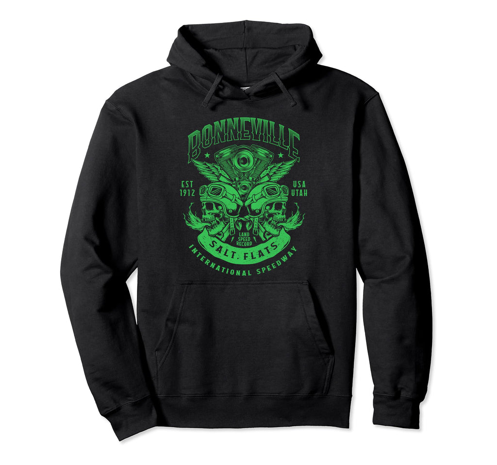 Bonneville Salt Flats Motorcycle Hoodie - Streetwear Style Men Women - T-Shirt, Sweatshirt, Hoodie