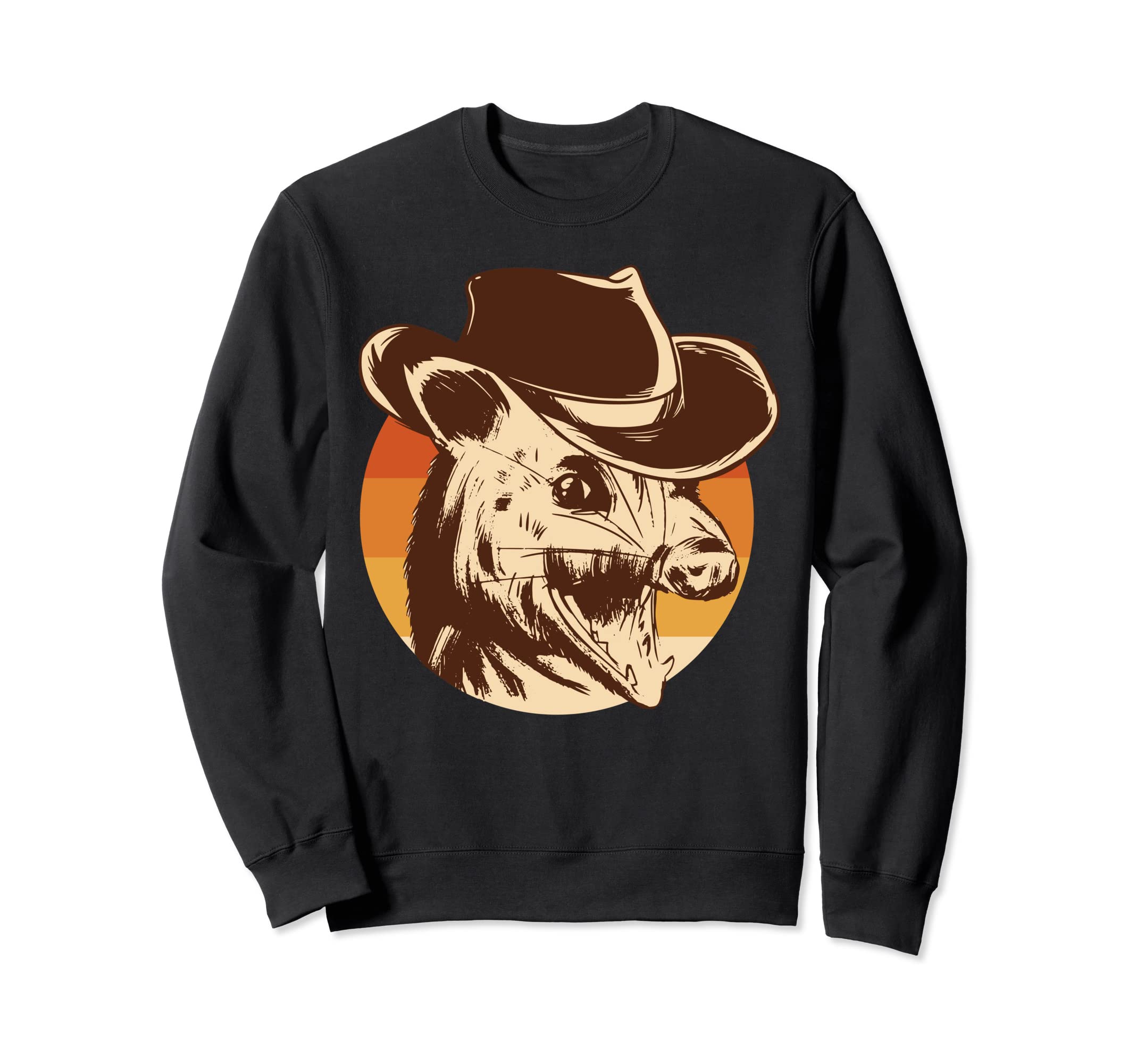 Funny Possum Lover Sunset Sweatshirt - Novelty Apparel Unisex - T-Shirt, Sweatshirt, Hoodie