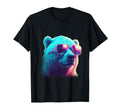 Synthwave Polar Bear Sunglasses 80S T-Shirt - Trendy Graphic Men Women - T-Shirt, Sweatshirt, Hoodie