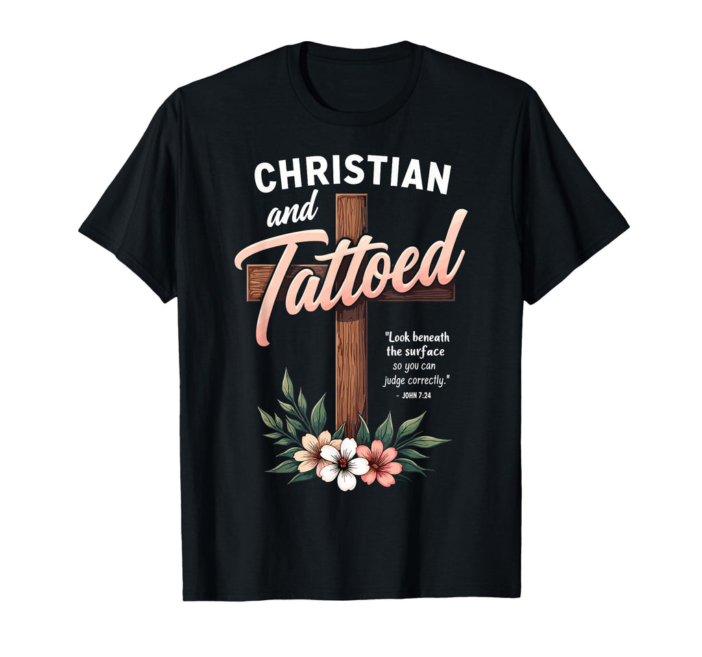 Tattoo Artist Fan Christian And T-Shirt - Minimalist Print Men Women - T-Shirt, Sweatshirt, Hoodie