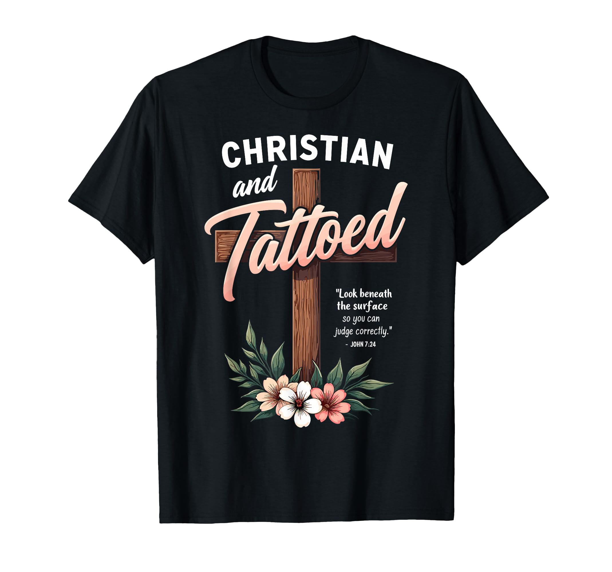 Tattoo Artist Fan Christian And T-Shirt - Minimalist Print Men Women - T-Shirt, Sweatshirt, Hoodie