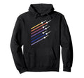 Darts 70S Dartboard Sunset Dart Player Hoodie - Minimalist Print Men Women - T-Shirt, Sweatshirt, Hoodie