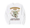 Overthinkers Club Light Bulb Sweatshirt - Trendy Graphic Men Women - T-Shirt, Sweatshirt, Hoodie