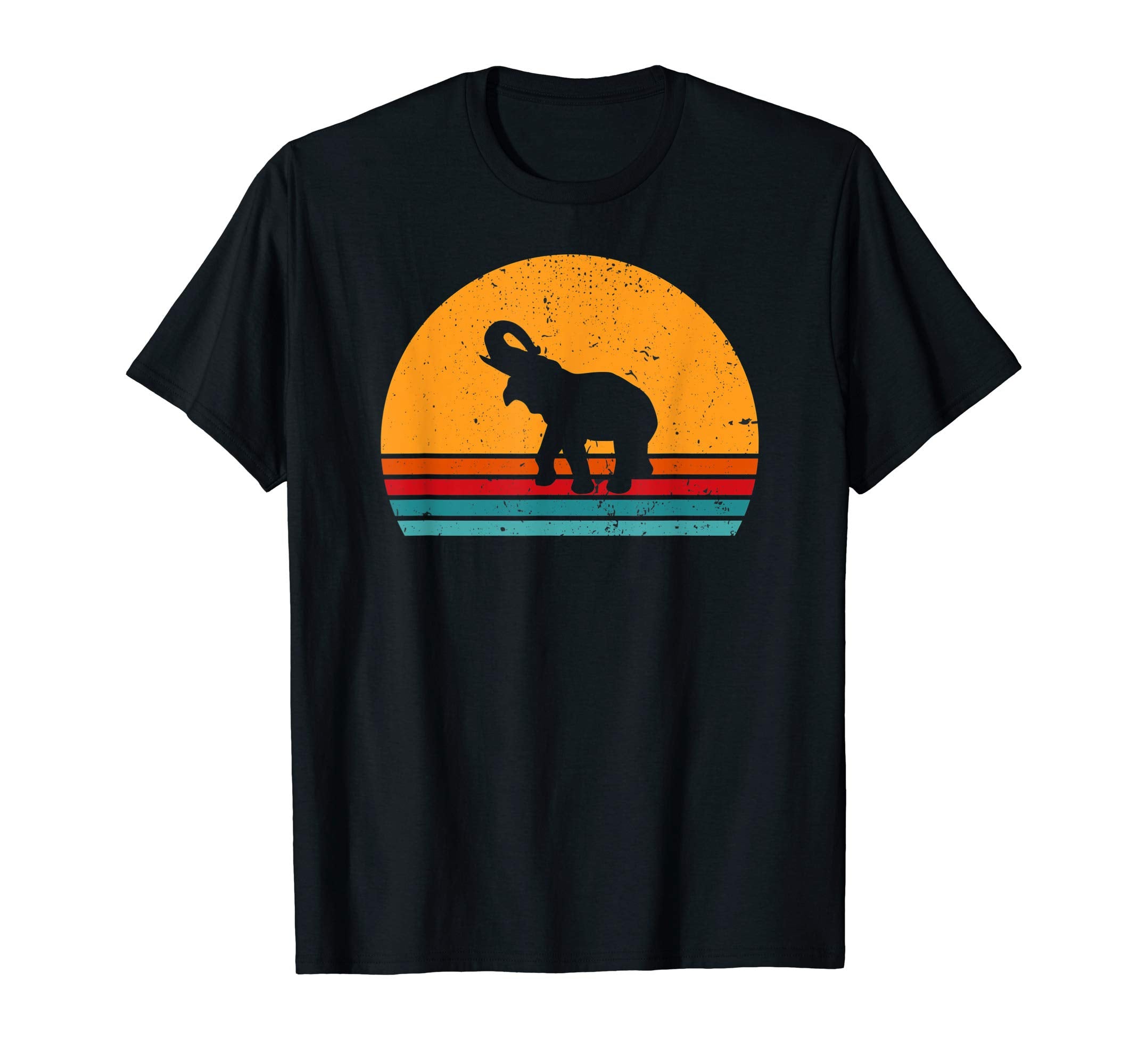 African Elephant Sunset Animal Lover T-Shirt - Unique Graphic Unisex - T-Shirt, Sweatshirt, Hoodie