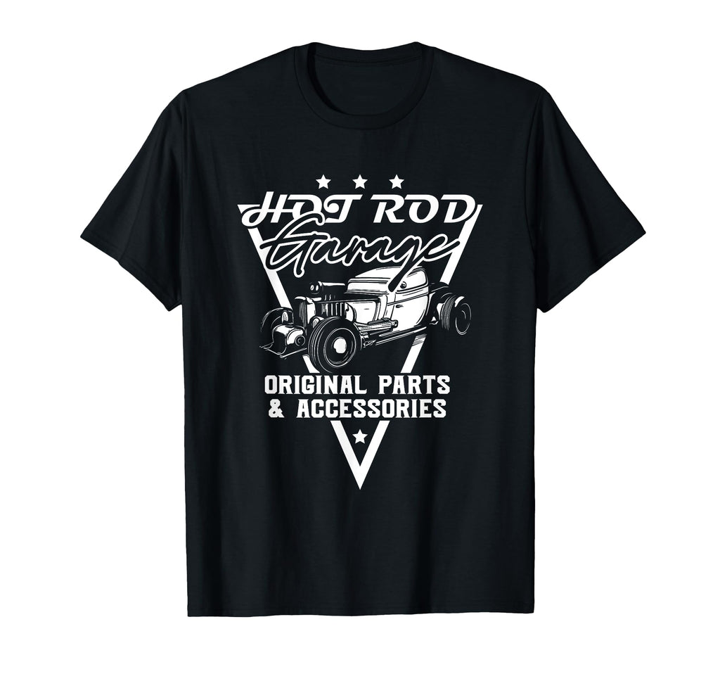 Hot Rod Garage Old American Cars T-Shirt - Novelty Apparel Unisex - T-Shirt, Sweatshirt, Hoodie