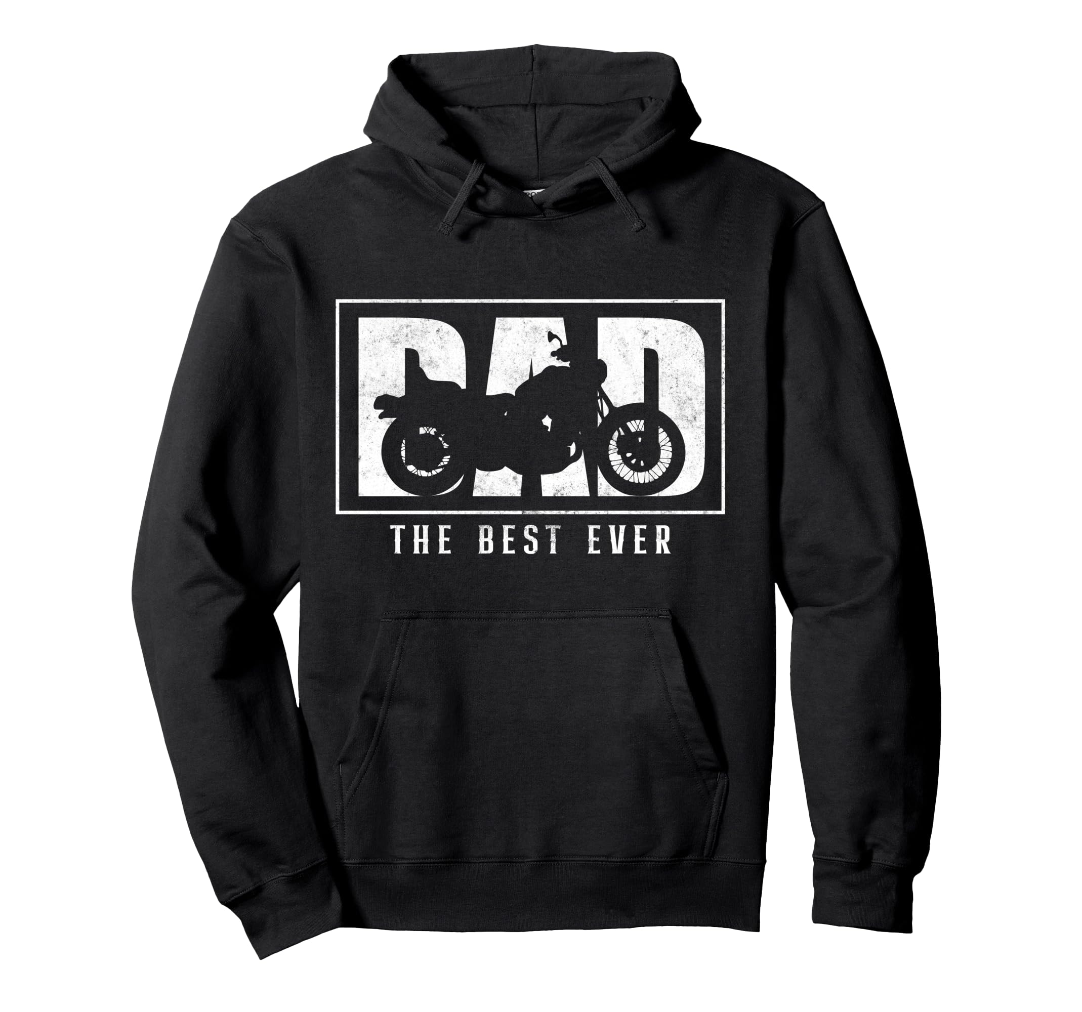 Motorcycle Biker Dad Best Ever Hoodie - Graphic Print Unisex - T-Shirt, Sweatshirt, Hoodie