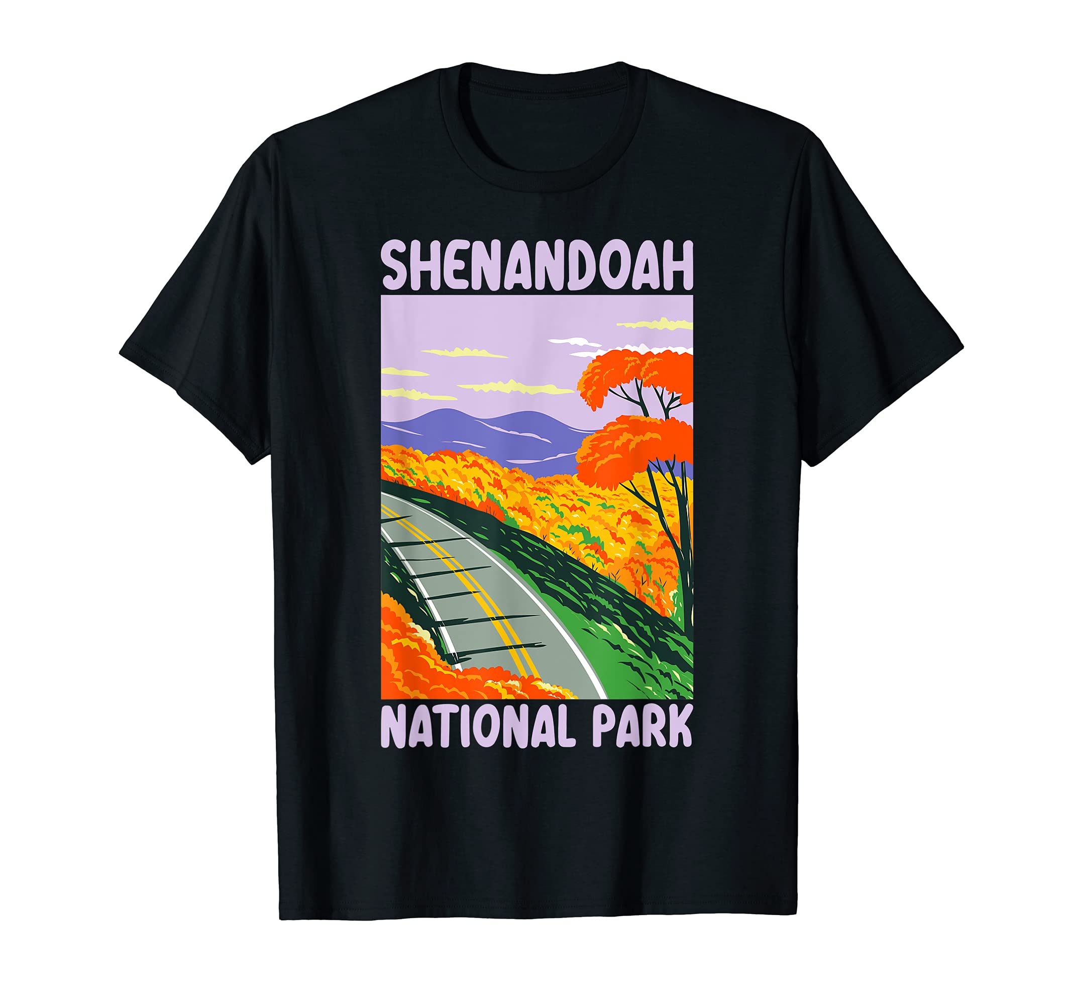 National Park Shenandoah Mountain T-Shirt - Novelty Apparel for Adults - T-Shirt, Sweatshirt, Hoodie