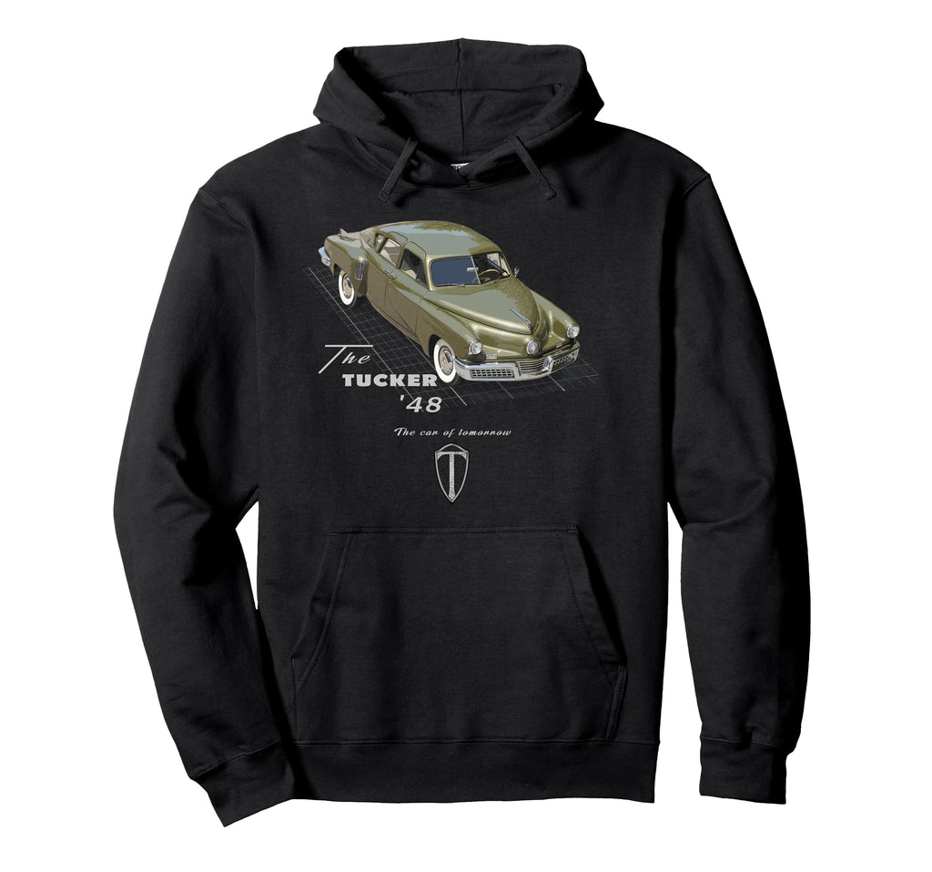 Tucker 48 American Car Legend Hoodie - Trendy Graphic Men Women - T-Shirt, Sweatshirt, Hoodie