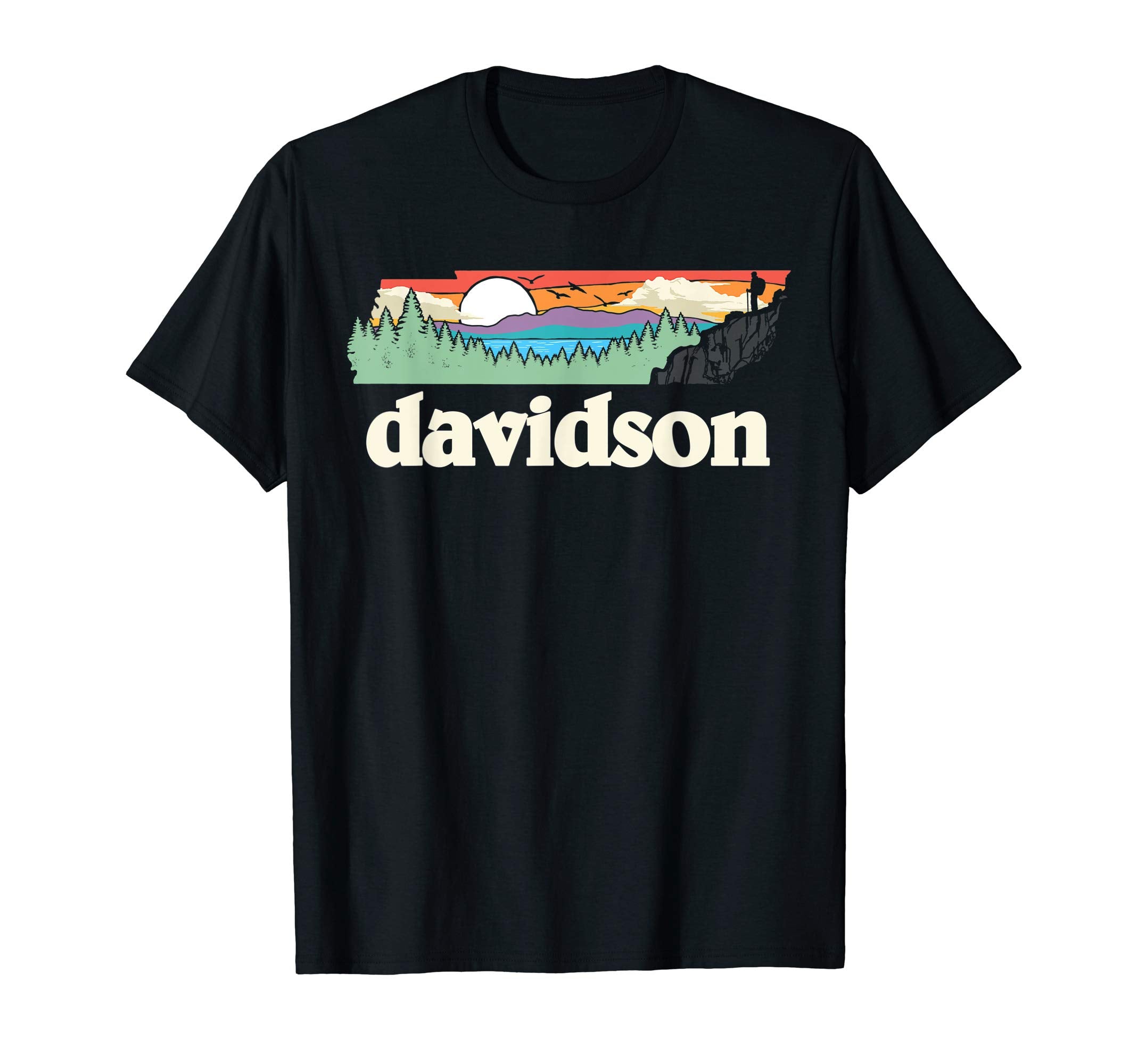 Davidson Tennessee Outdoors Nature T-Shirt - Trendy Graphic for Adults - T-Shirt, Sweatshirt, Hoodie