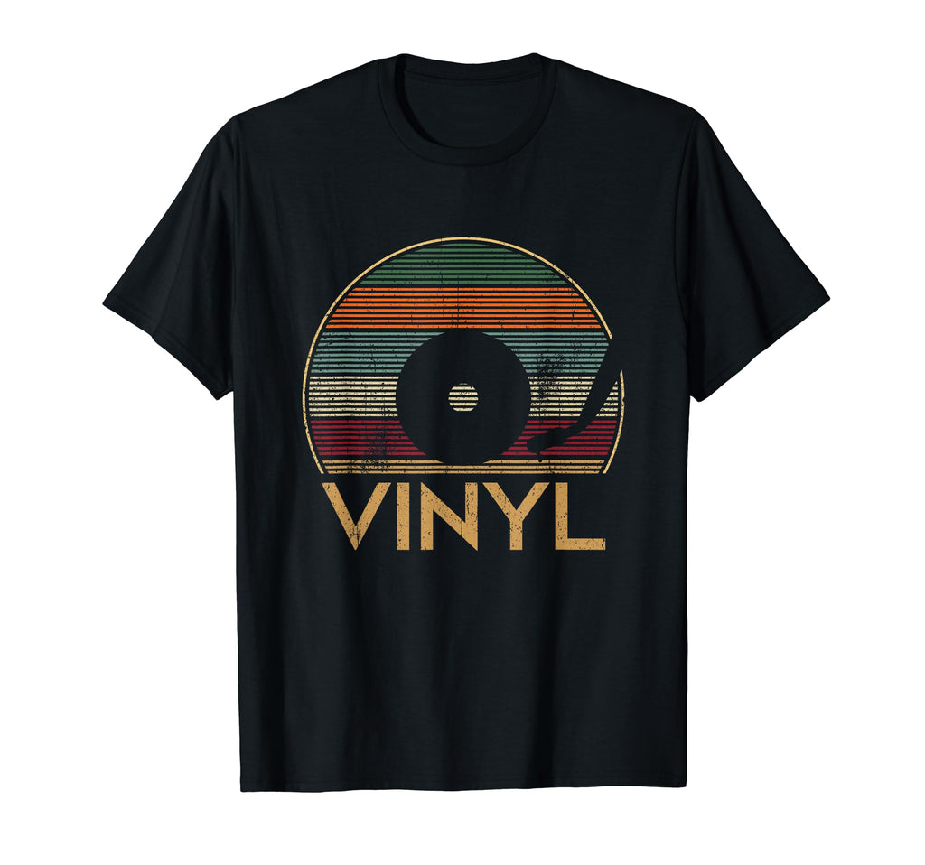 Vinyl Record Player Analog Lp Music T-Shirt - Novelty Apparel Men Women - T-Shirt, Sweatshirt, Hoodie