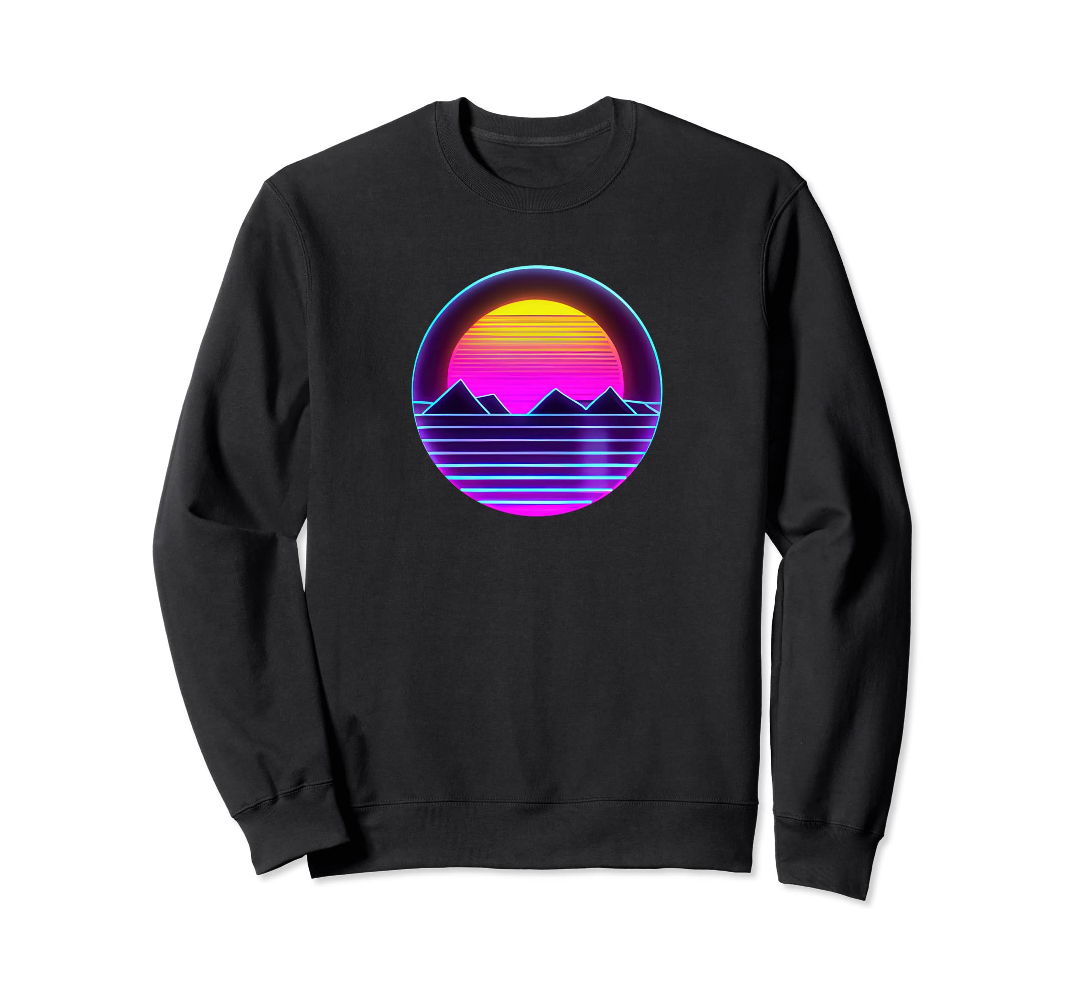 Synthwave Retrowave Eighties Music Sweatshirt - Unique Graphic Men Women - T-Shirt, Sweatshirt, Hoodie