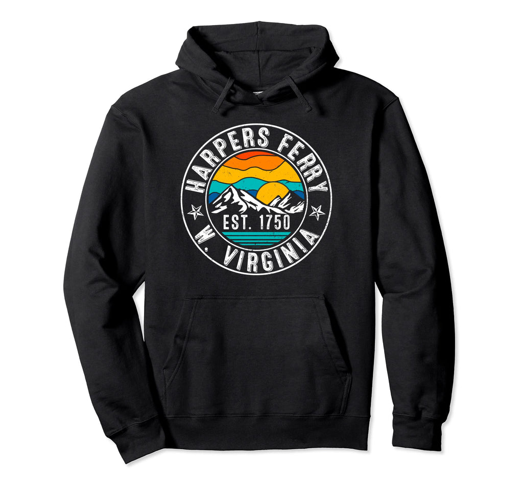 70S 80S Harpers Ferry West Virginia Wv Hoodie - Aesthetic Graphic Unisex - T-Shirt, Sweatshirt, Hoodie